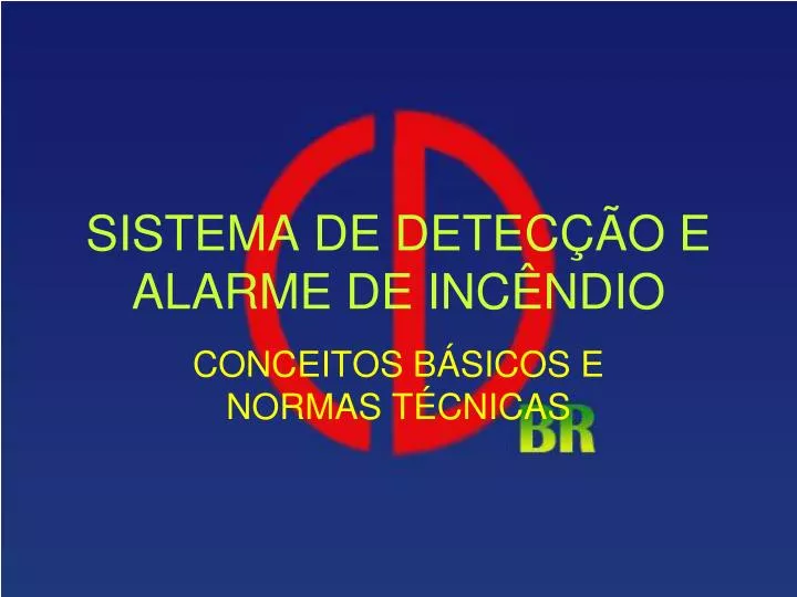 sistema de detec o e alarme de inc ndio