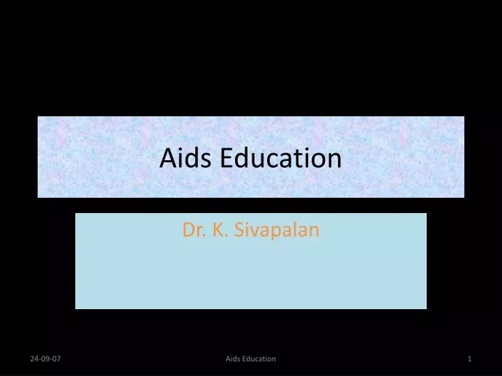 aids education