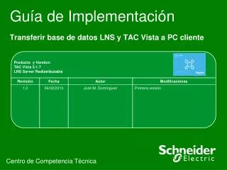 gu a de implementaci n