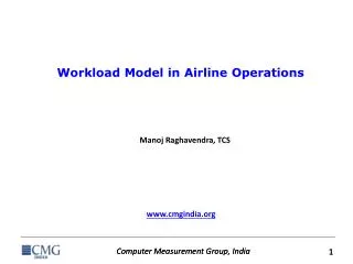 Workload Model in Airline Operations