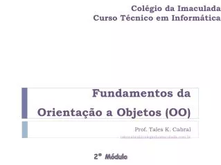 col gio da imaculada curso t cnico em inform tica