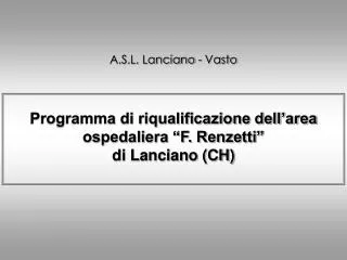 a s l lanciano vasto