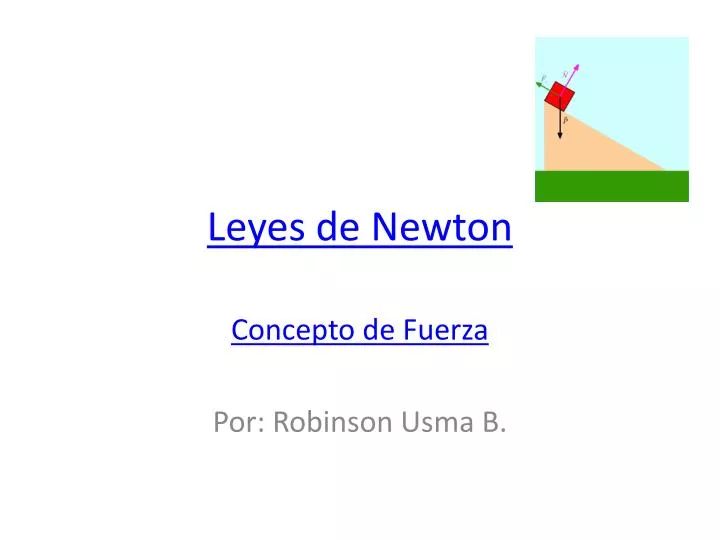 leyes de newton
