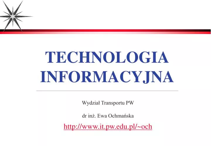 technologia informacyjna