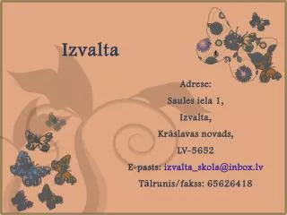izvalta