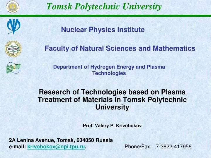 tomsk polytechnic university