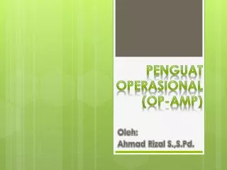 penguat operasional op amp