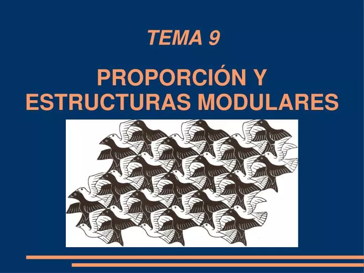 tema 9 proporci n y estructuras modulares
