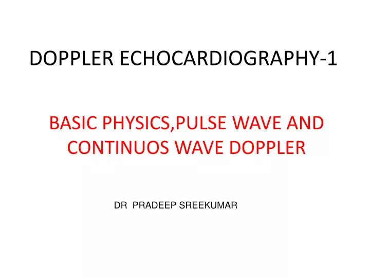 doppler echocardiography 1