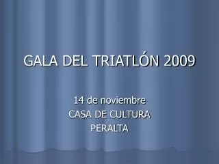 gala del triatl n 2009