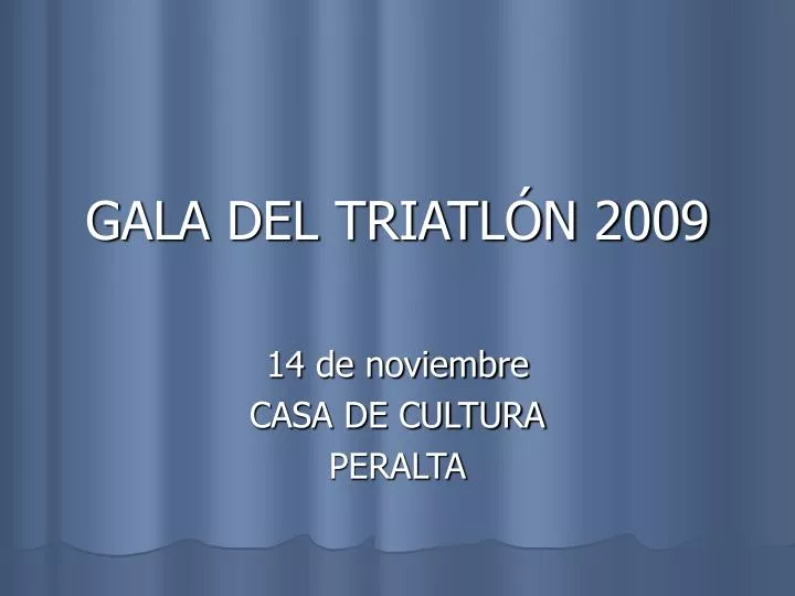 gala del triatl n 2009