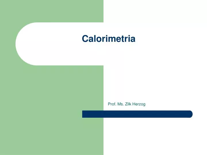 calorimetria