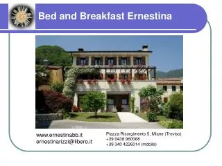 Bed and Breakfast Ernestina