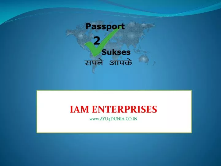 iam enterprises www ayu4dunia co in