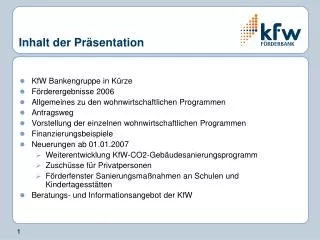 inhalt der pr sentation