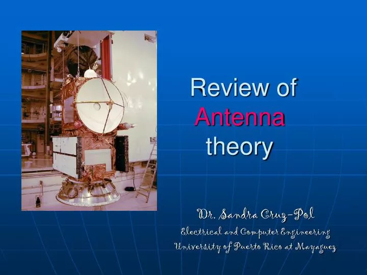 review of antenna theory