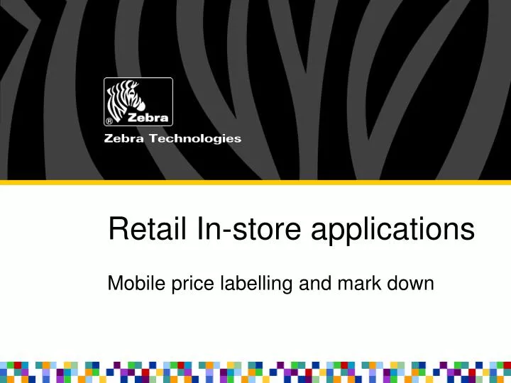 retail in store applications