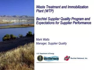 Waste Treatment and Immobilization Plant (WTP)
