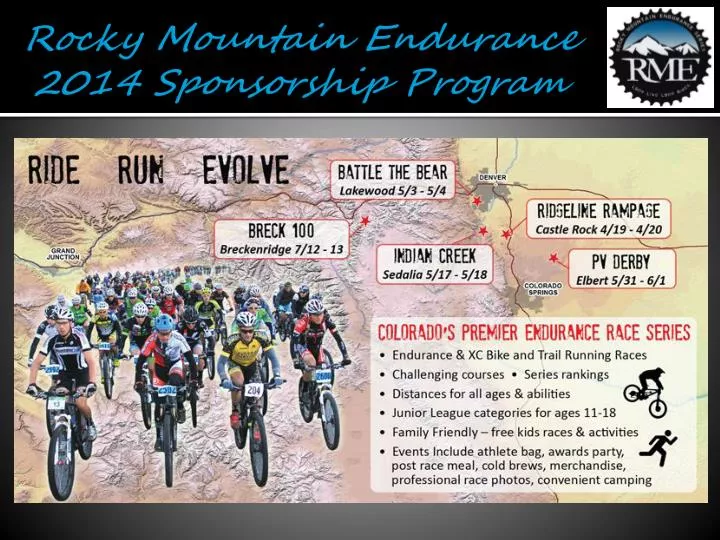 rocky mountain endurance 2014 sponsorship program