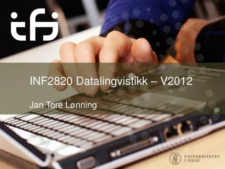inf2820 datalingvistikk v2012