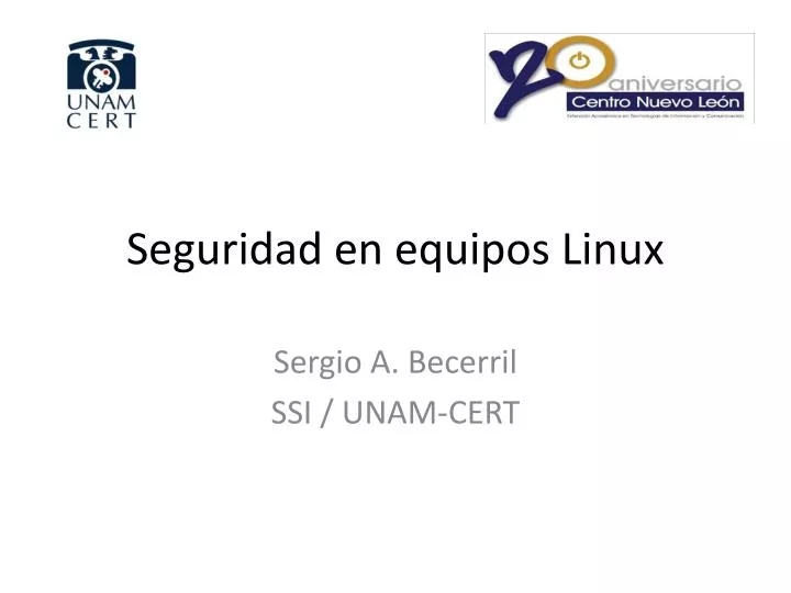 seguridad en equipos linux