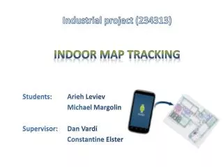 Industrial project (234313) Indoor MAP TRACKING Students: 	 Arieh Leviev 		Michael Margolin