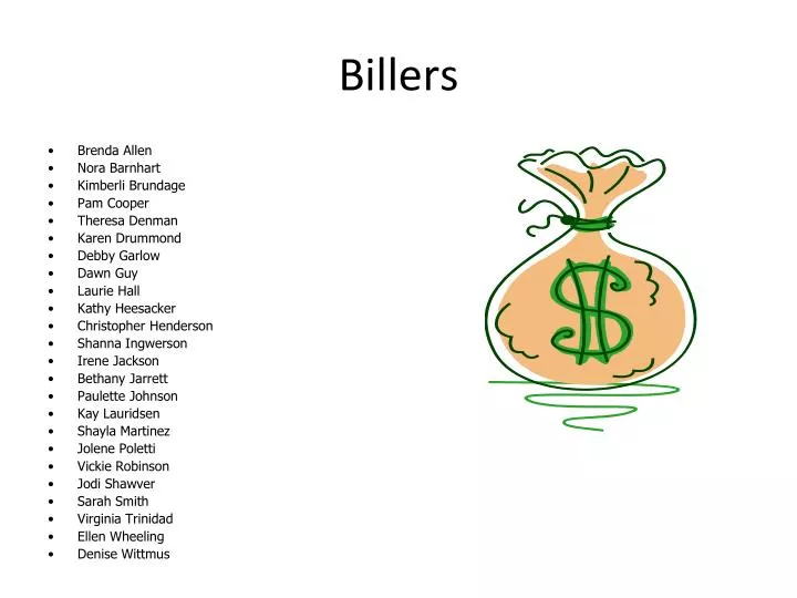 billers