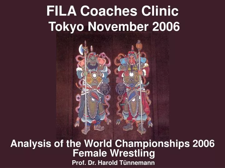 fila coaches clinic tokyo november 2006