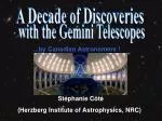 A Decade of Discoveries - slide 1