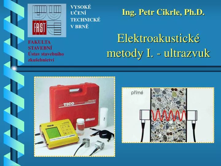elektroakustick metody i ultrazvuk