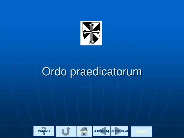 ordo praedicatorum