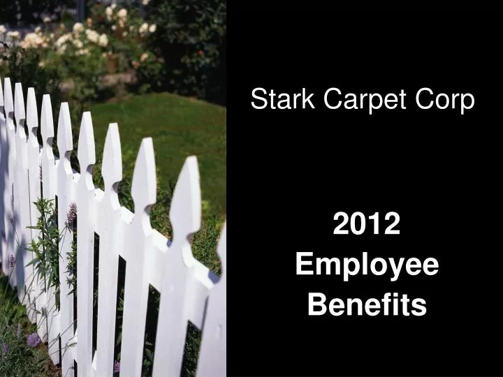 2012 employee benefits