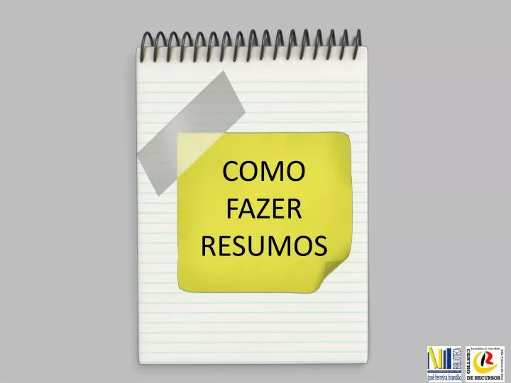 como fazer resumos