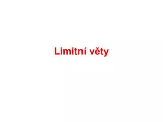 limitn v ty
