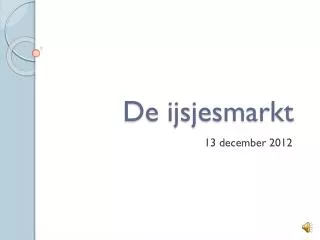 de ijsjesmarkt