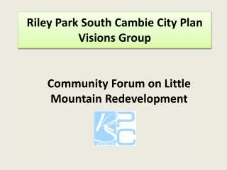 Community Forum on Little Mountain Redevelopment