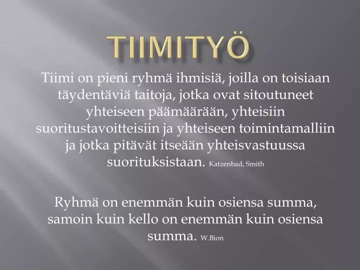 tiimity