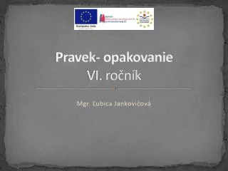 pravek opakovanie vi ro n k