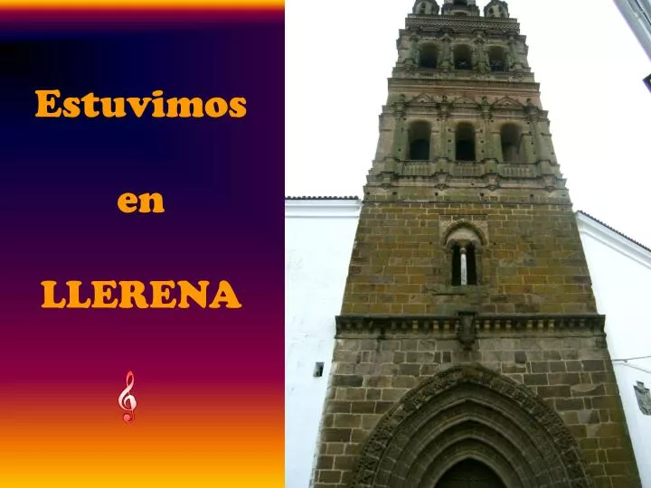 estuvimos en llerena