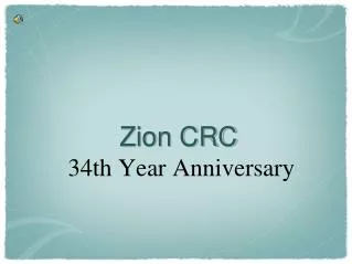 Zion CRC