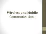 Wireless and Mobile Communications - slide 1