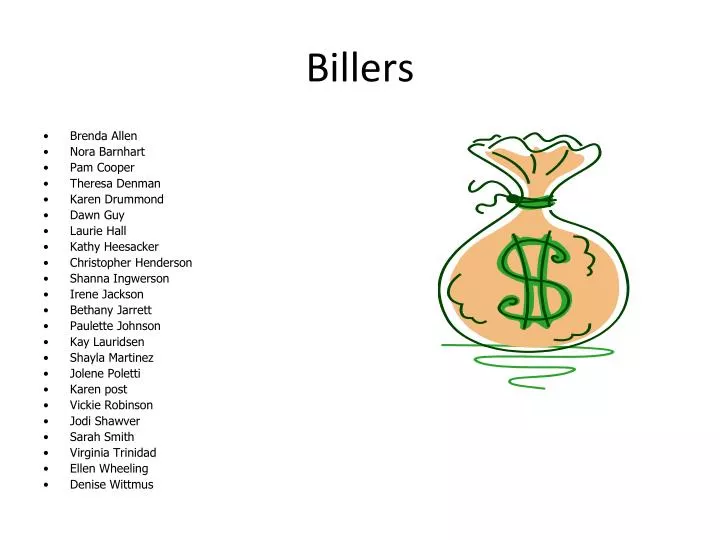 billers