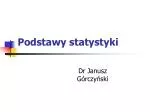 Podstawy statystyki - slide 1