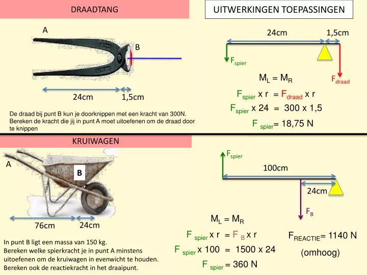 uitwerkingen toepassingen