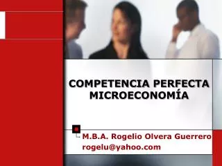 competencia perfecta microeconom a