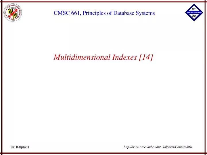 multidimensional indexes 14