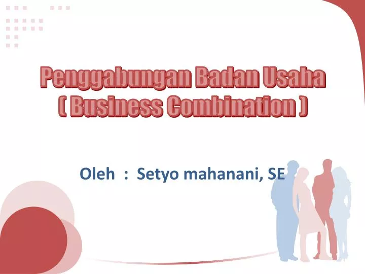 penggabungan badan usaha business combination