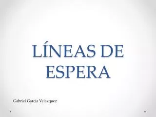 l neas de espera