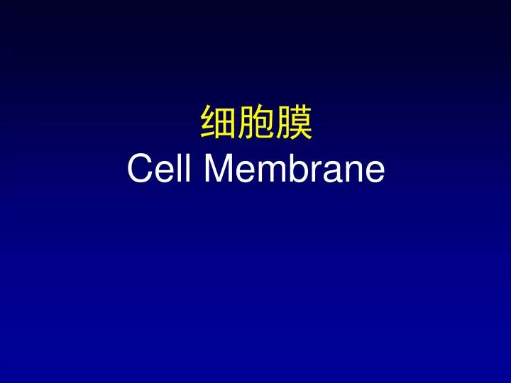 cell membrane