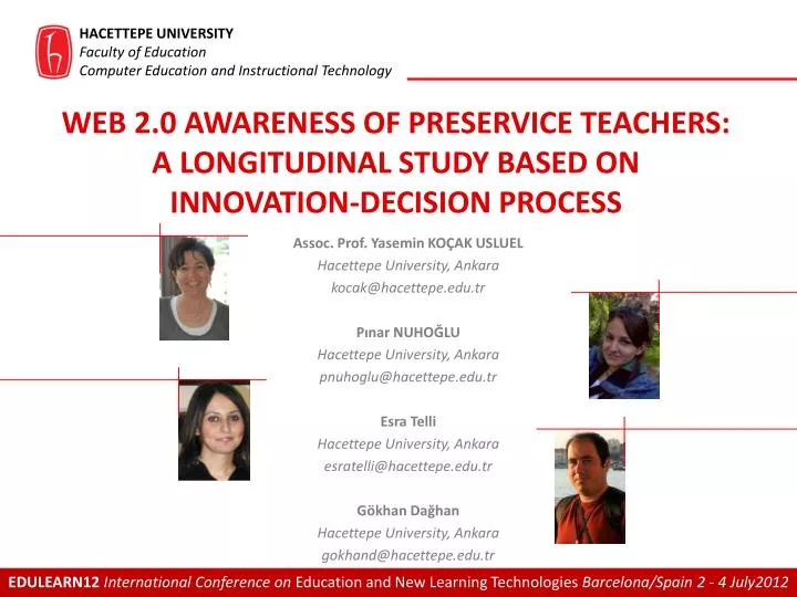 web 2 0 awareness of preservice teachers a longitudinal study based on innovation decision process
